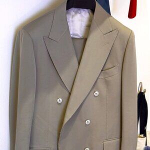 SUITSUPPLY | Light green Milano Double Breasted 44s